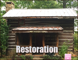 Historic Log Cabin Restoration  Greenwood, Virginia